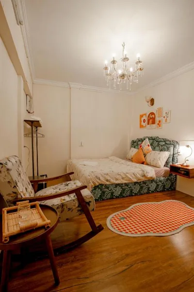 Habitación Doble Estándar con baño compartido — Sisan Home 2 Phòng ngủ Hàng Bông Hoàn Kiếm- 5p ra Phố đi bộ